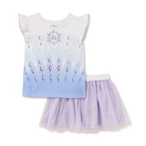 DISNEY FROZEN Toddler Girls' Skirt Set - 2T